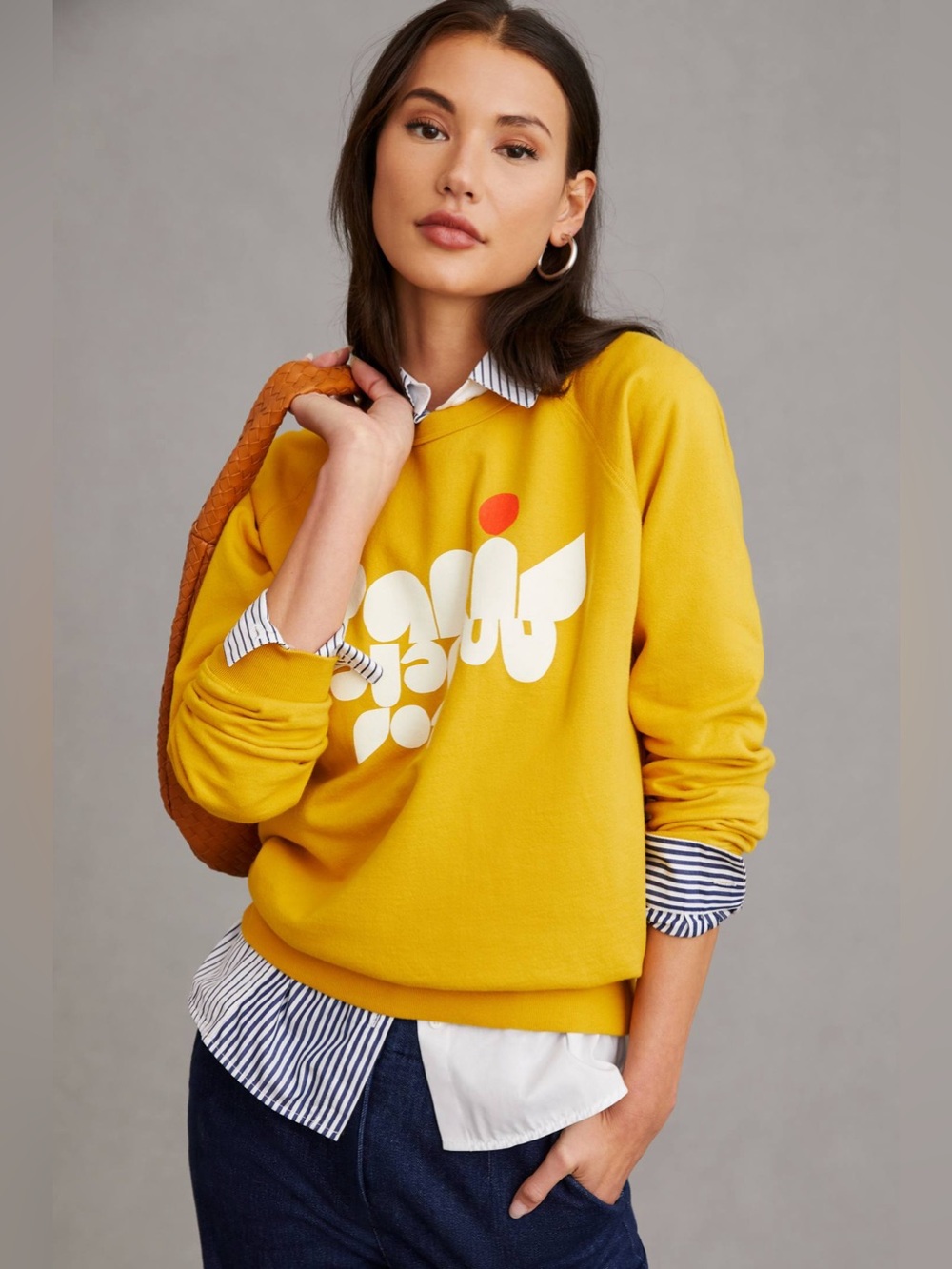 Clare V. Paris Los Angeles Sweatshirt size Small